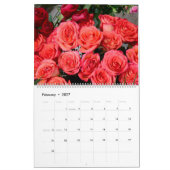 Calendrier 12 mois Beaux Roses (Feb 2027)