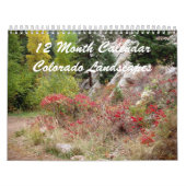 Calendrier 12 Mois Colorado Paysages (Protection)