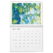 Calendrier 12 mois d'art contemporain abstrait (Mar 2027)
