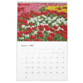 Calendrier 12 mois de belles tulipes (Jan 2027)
