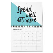 Calendrier 12 mois de citations inspirées (Feb 2027)
