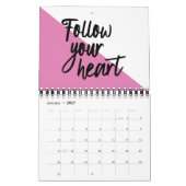 Calendrier 12 mois de citations inspirées (Jan 2027)