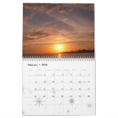 Calendrier 12 Mois de lever et coucher de soleil, 1ère éditio (Feb 2026)