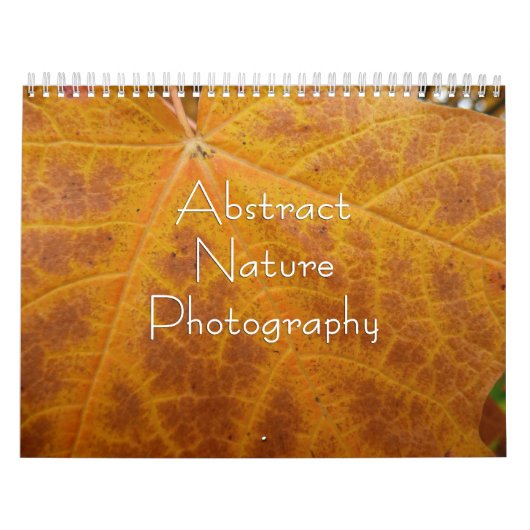 Calendrier 12 mois de photographie Abstraite, 4e édition (Protection)