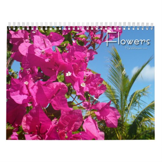 Calendrier 12 mois de photographie florale, 3e édition (Protection)