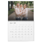 Calendrier 12 Mois de Photos de Famille (Mar 2027)