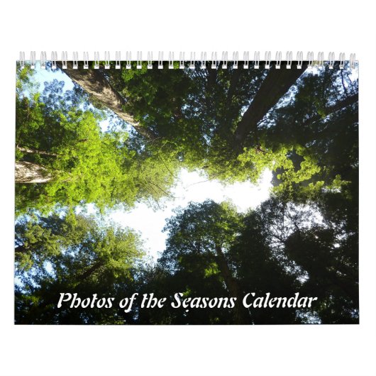 Calendrier 12 Mois de Photos des Saisons, 7e Édition (Protection)