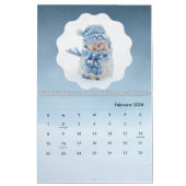 Calendrier 12 Mois de Snowmen Snowpeople Collection Snowman (Feb 2026)