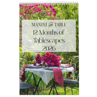 Calendrier 12 Mois de Tablescapes Magnifiques 2026