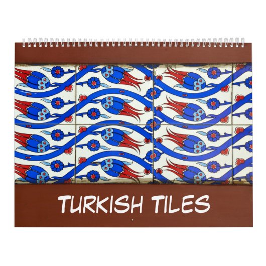 Calendrier 12 mois de tuiles turques (Protection)