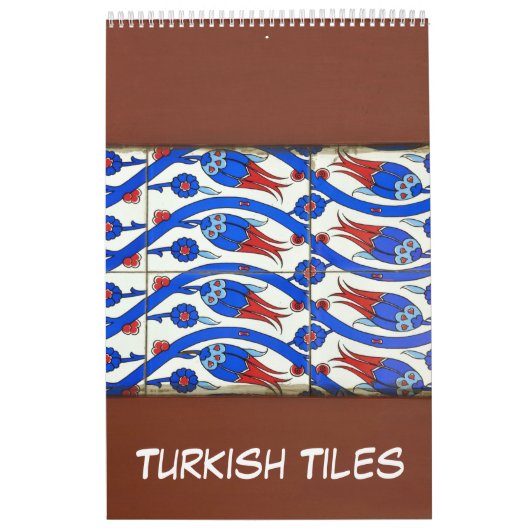 Calendrier 12 mois de tuiles turques (Protection)