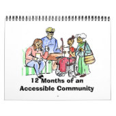 Calendrier 12 mois d'une Communauté accessible (Protection)