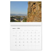 Calendrier 12 mois Fethiye, Turquie (Mar 2026)