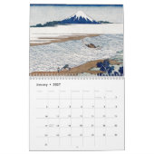 Calendrier 12 mois Hokusai Collection Art (Jan 2027)