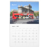 Calendrier 12 mois Madrid & Barcelone (Mar 2027)