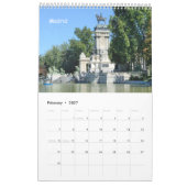 Calendrier 12 mois Madrid & Barcelone (Feb 2027)