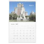 Calendrier 12 mois Madrid & Barcelone (Jan 2027)