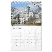 Calendrier 12 mois Moscou, Russie (Feb 2027)