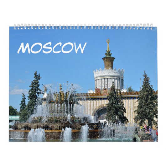 Calendrier 12 mois Moscou VDNKh (Protection)