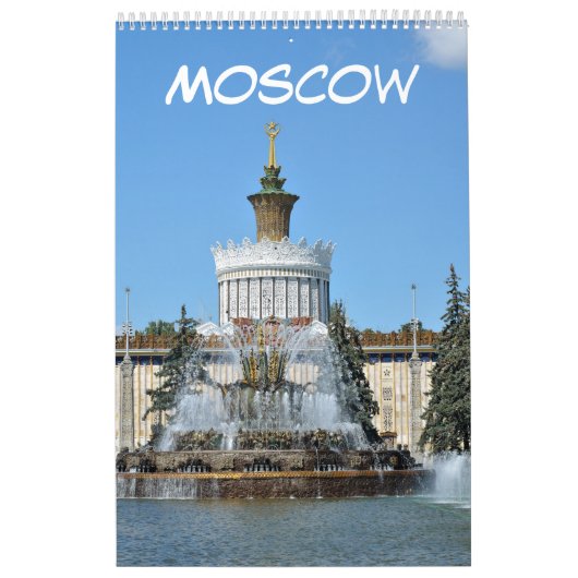 Calendrier 12 mois Moscou VDNKh (Protection)