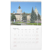 Calendrier 12 mois Moscou VDNKh (Feb 2027)