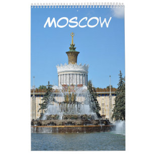Calendrier 12 mois Moscou VDNKh