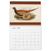 Calendrier 12 mois Oiseaux d'Asie : faisans 2017 (Jan 2027)