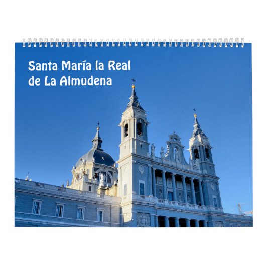 Calendrier 12 mois Père Noël Maria la Real de La Almudena (Protection)