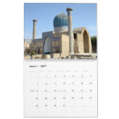 Calendrier 12 mois Samarkand, Ouzbékistan (Mar 2027)