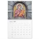 Calendrier 12 mois Vierge et Enfant (Jan 2027)