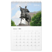 Calendrier 12 mois Voyage Ouzbékistan (Jan 2026)