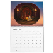 Calendrier 12 mois Witchcraft Magick Wicca Magic Planner (Jan 2027)