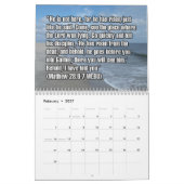 Calendrier 12-Month Easter Biblical Scripture Verses (Feb 2027)