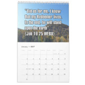 Calendrier 12-Month Easter Biblical Scripture Verses (Jan 2027)