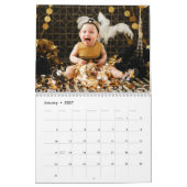 Calendrier 12 Month Family Custom Photo (Jan 2027)