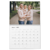 Calendrier 12 Month Family Custom Photo (Mar 2027)