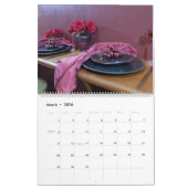 Calendrier 12 Months of Tablescapes Calendar 2026 (Mar 2026)