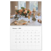 Calendrier 12 Months of Tablescapes Calendar 2026 (Feb 2026)