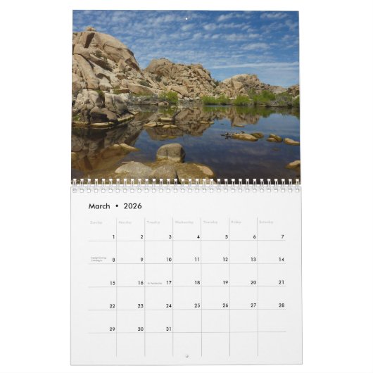 Calendrier 12 Parcs nationaux en 12 mois, 1ère édition (Mar 2026)