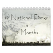 Calendrier 12 Parcs nationaux en 12 mois, 1ère édition (Protection)