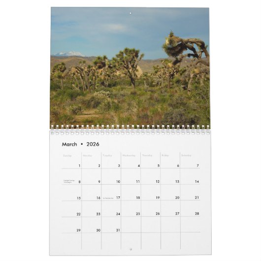 Calendrier 12 Parcs nationaux en 12 mois, 3e édition (Mar 2026)