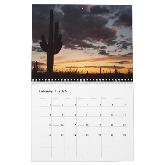 Calendrier 12 Parcs nationaux en 12 mois, 4e édition (Feb 2026)