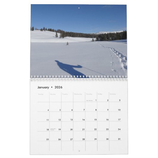 Calendrier 12 Parcs nationaux en 12 mois, 5e édition (Jan 2026)