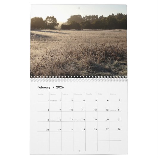 Calendrier 12 Parcs nationaux en 12 mois, 5e édition (Feb 2026)