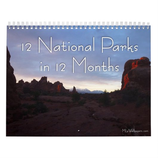 Calendrier 12 Parcs nationaux en 12 mois, 5e édition (Protection)