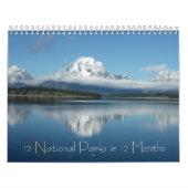 Calendrier 12 Parcs nationaux en 12 mois, 7e édition (Protection)