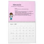 Calendrier 12 Raisons de se laver les mains comprend COVID (Mar 2027)