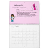 Calendrier 12 Raisons de se laver les mains mignonne Germe (Mar 2027)