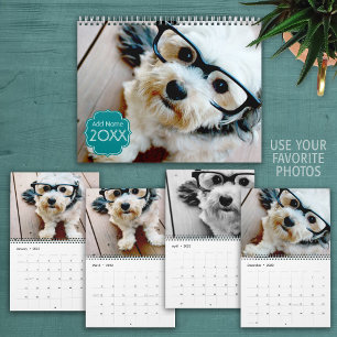 Calendrier 14 Modèle de famille photo - Photo personnalisée F