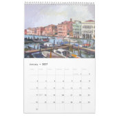 Calendrier 14 Peintures de Venise, Italie (Jan 2027)